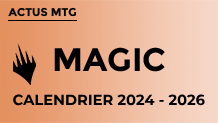 Calendrier 2024 - 2026 des sorties Magic