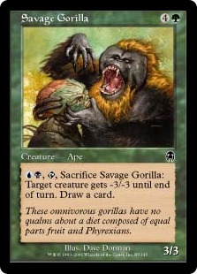 Gorille sauvage