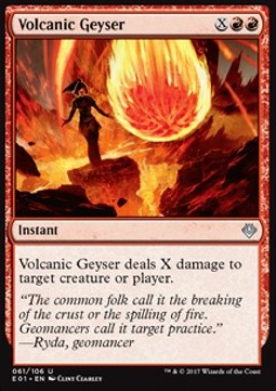 Geyser volcanique