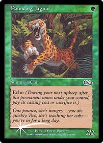 Jaguar bondissant