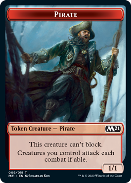 Pirate (1/1, ne peut pas bloquer)