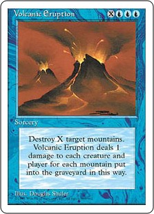 Eruption volcanique
