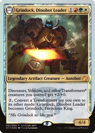 Grimlock, Dinobot Leader / Grimlock, Ferocious King