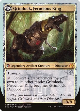 Grimlock, Dinobot Leader / Grimlock, Ferocious King