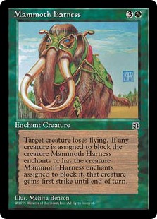 Harnachement de mammouth