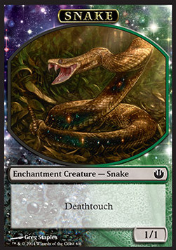 Serpent (1/1, contact mortel, enchantement)