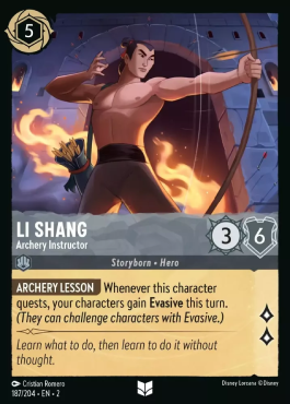 Li Shang - Instructeur d'archerie