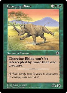 Rhinocéros fougueux