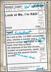 Look at Me, I'm R and D