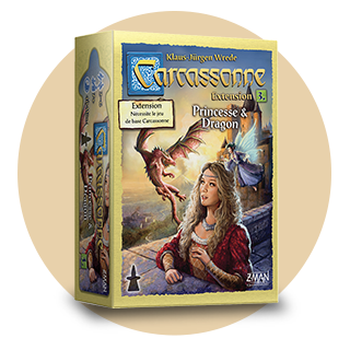 Carcassonne extension Princesse et Dragon
