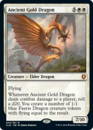 Dragon d'or ancien
