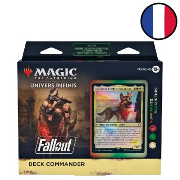 deck commander fallout survivants bagarreurs magic fr 