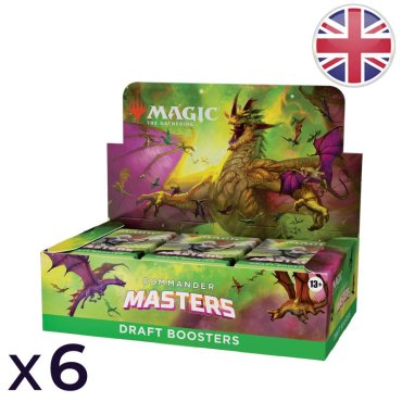 magic commander masters boite draft x6 en 