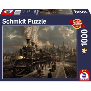 puzzle schmidt 1000 pieces locomotive 