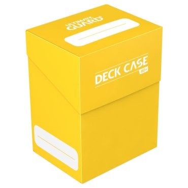 ugd010260 deck case 80 jaune ultimate guard 