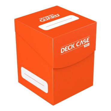 ugd010303 deck case 100 orange ultimate guard 