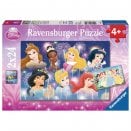 Puzzle 2x24 pièces Disney - Princesses Disney