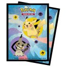 65 Pochettes Pokémon Pikachu et Mimiqui Format Standard - Ultra Pro