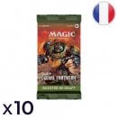 Lot de 10 boosters de draft La Guerre Fratricide - Magic FR