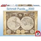 Puzzle 2000 pièces - Mappemonde Historique
