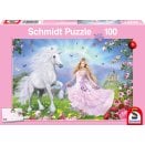Puzzle 100 pièces - Princesse des Licornes