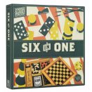 Six in One : Coffret 6 Jeux Bois Vintage - Wilson Jeux