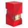 ugd 011422 001 00 boulder deck case 100 solid rouge ultimate guard 
